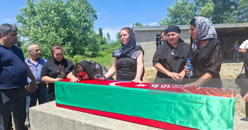 I Qarabağ müharibəsində itkin düşmüş hərbçi Yarməmməd Nuriyevin qalıqları Xaçmazda dəfn edilib FOTO