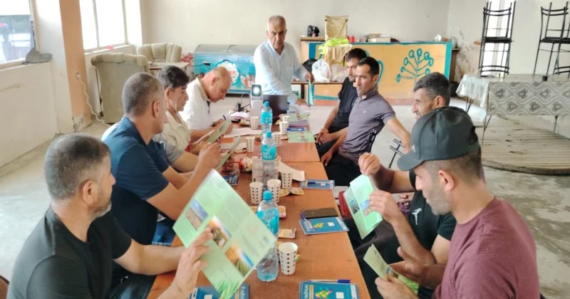 “Quraqlığa davamlı əkinçilik və su resurslarından səmərəli istifadə üzrə maarifləndirmə” layihəsi çərçivəsində növbəti təlim keçirilib