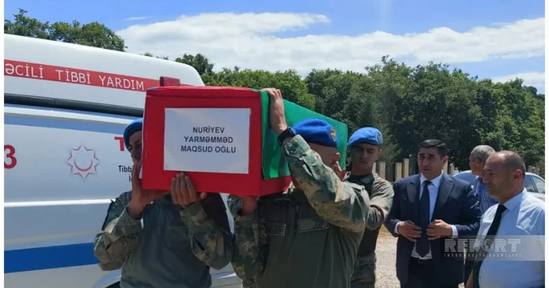 İtkin şəhid Yarməmməd Nuriyev Xaçmazda dəfn olundu