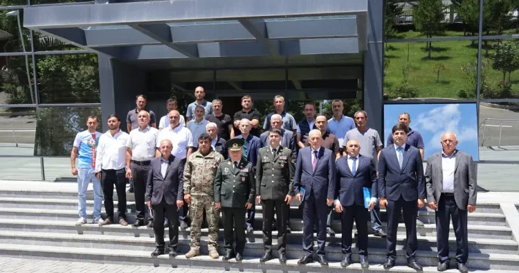 Polkovnik Cəlil Xəlilov Qəbələdə veteranlarla görüşüb, rayon təşkilatına yeni sədr SEÇİLDİ