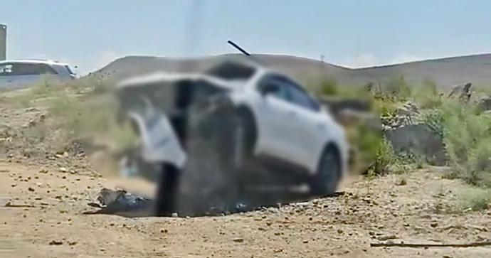 Yasamalda idarəetmədən çıxan “BYD” tanınmaz hala düşdü VİDEO