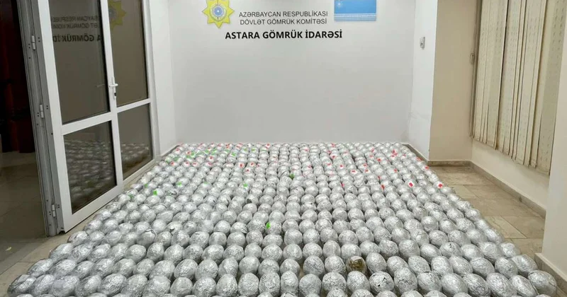 İrandan Rusiyaya gedən TIR dan 150 kiloqram narkotik çıxdı