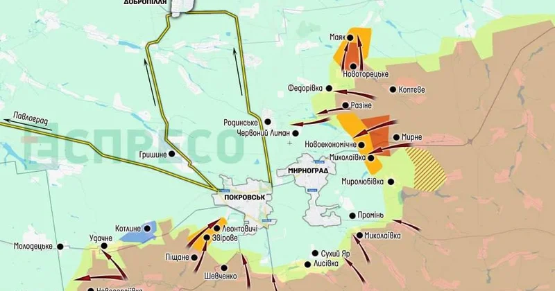The Telegraph: Покровск на грани падения, Доброполье последний рубеж