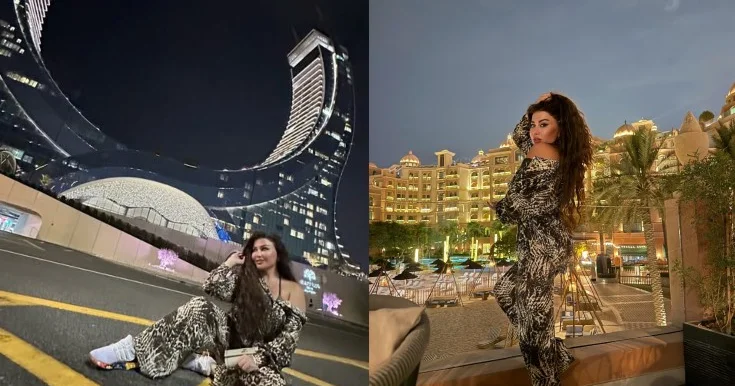 Fatimə Dohada belə dincəlir Fotolar+Video