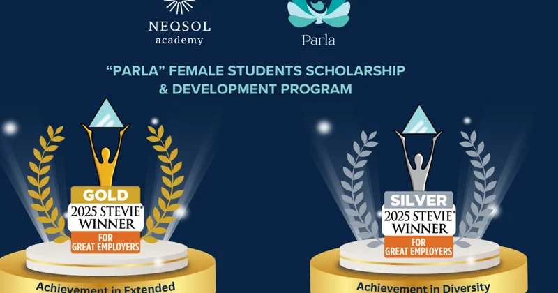 NEQSOL Holding получил золото и серебро 2025 Stevie® Awards за программу PARLA
