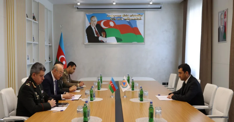 Kəmaləddin Heydərov Beynəlxalq Mülki Müdafiə Təşkilatının yeni Baş katibi ilə görüşüb
