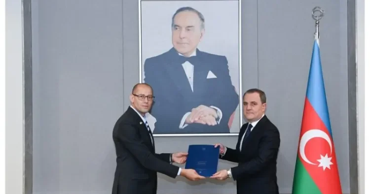Ceyhun Bayramov İsrailin yeni səfirini qəbul etdi FOTOLAR