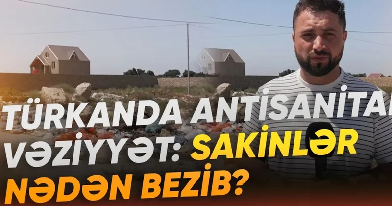Xəzərdə antisanitar vəziyyət: Zibil qutularının olmaması narazılıq yaradır VİDEO