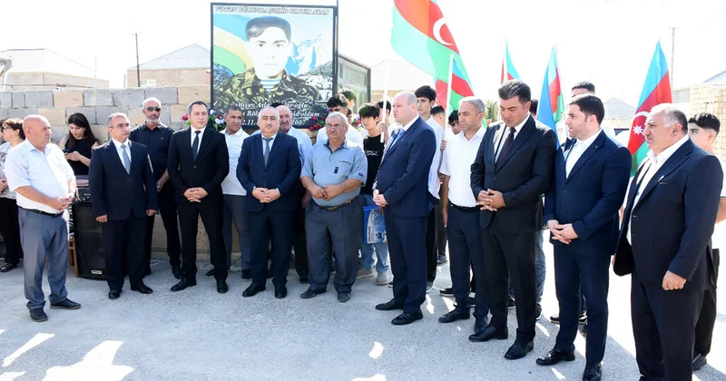 Qaradağda şəhid Aslan Əliyevin xatirəsi anıldı Fotolar