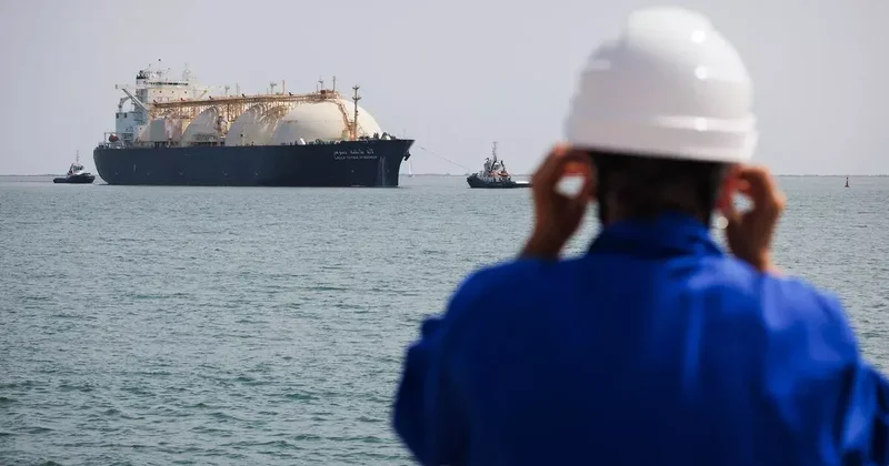 Bloomberg: Hörmüz boğazında Qətərdən maye qaz daşıyan tanker mərmi zərbəsinə məruz qalıb
