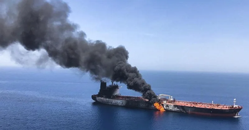 Oman sahillərindən 11 km məsafədə bir tankerə hücum edilib