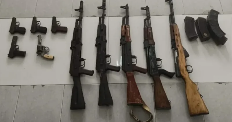 Ötən gün 8 odlu silah aşkarlanıb