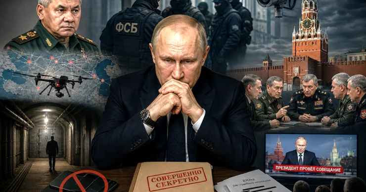 KREMLDƏ SUİ QƏSD VƏ ÇEVRİLİŞ QORXUSU Putin ölkədaxili səfərlərini dayandırıb, hətta Şoyqudan da şübhələnirl…