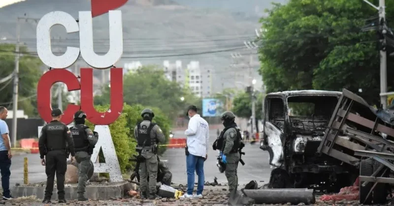 Kolumbiyada hakimiyyət dəyişikliyi ərəfəsində partlayış oldu 11 nəfər yaralandı