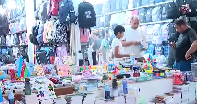 “Məktəb ləvazimatlarını tam almamışam, artıq 400 manat çıxıb” Video