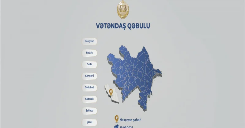 Ədliyyə naziri Naxçıvanda vətəndaşları qəbul edəcək