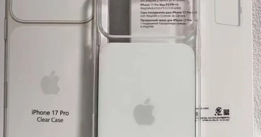 В сеть слили фото официального чехла для iPhone 17 Pro