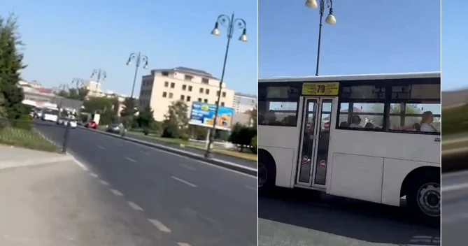 79 nömrəli avtobus dayanacaqda niyə saxlamır?