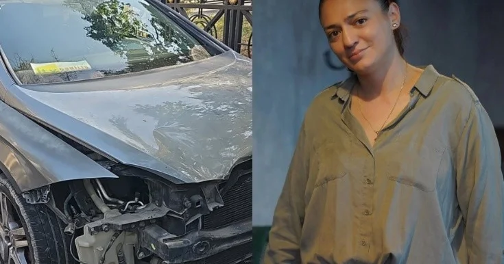 Azərbaycanlı aktrisa qəzaya düşdü, sığorta şirkəti ziyanı qarşılamır Fotolar