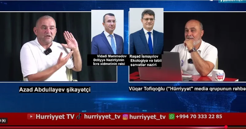 Vüqar Tofiqoğlunun 01.09.2025 ci il saat 16:00 da olan buraxılışı