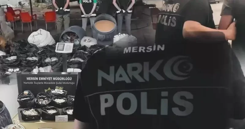 Ерликая: В Мерсине изъято более 3,5 миллиона наркотических таблеток Видео операции