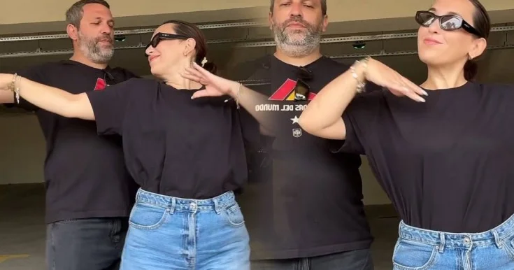 Taleh Yüzbəyov xanımı ilə məşhur trendə qoşuldu Video