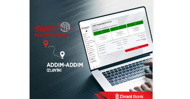 Ziraat Bank Azərbaycan da beynəlxalq köçürmələri izləmə imkanı!