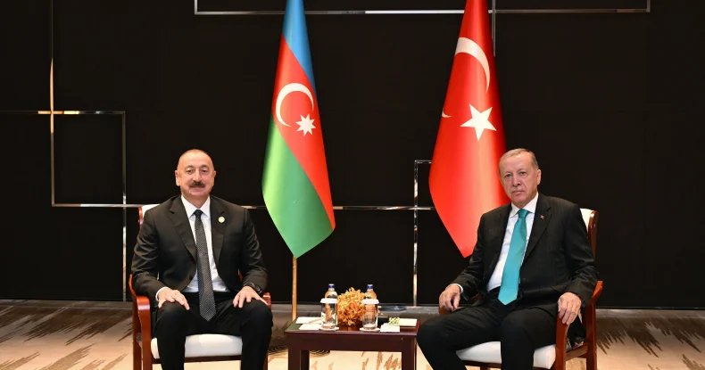 İlham Əliyev Ərdoğanla bir arada FOTO