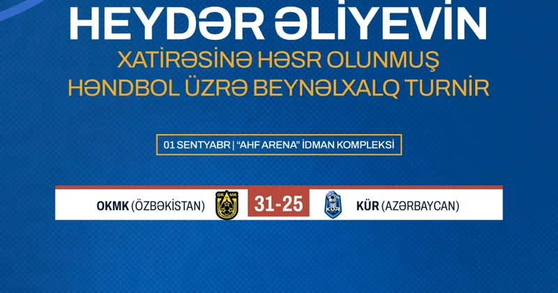 “Kür” həndbol klubu Ulu Öndərin xatirəsinə həsr olunmuş beynəlxaq turnirdə yarımfinala yüksəlib