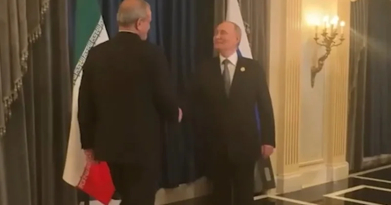 Увиделись и Путин с Пезешкианом видео