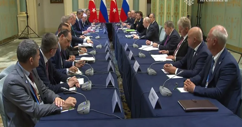 Putin Ərdoğanla görüşdü Gündəmdə Cənubi Qafqaz da var