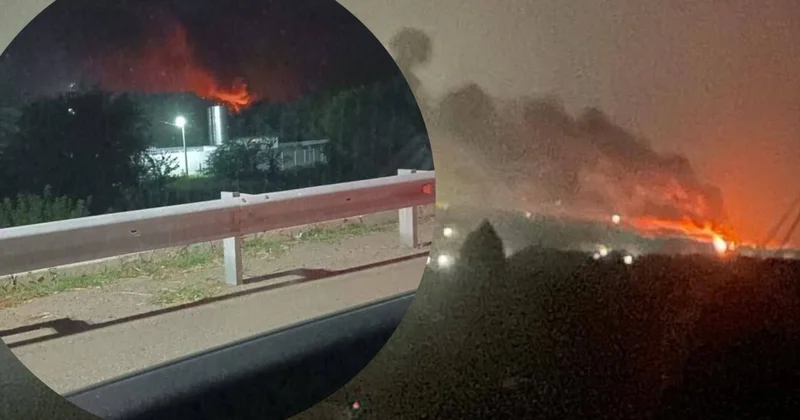 Ukrayna dronları Rusiyanın Krasnodar vilayətində elektrik yarımstansiyasını vurub