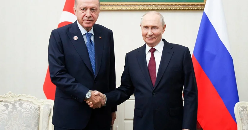 Путин на встрече с Эрдоганом: Давно не виделись...
