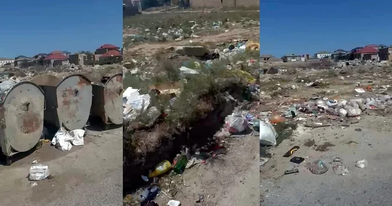 Mehdibad sakinləri üfunətdən gileylənirlər VİDEO