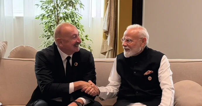 İlham Əliyev Bişkekdə Narendra Modi ilə söhbət etdi FOTO