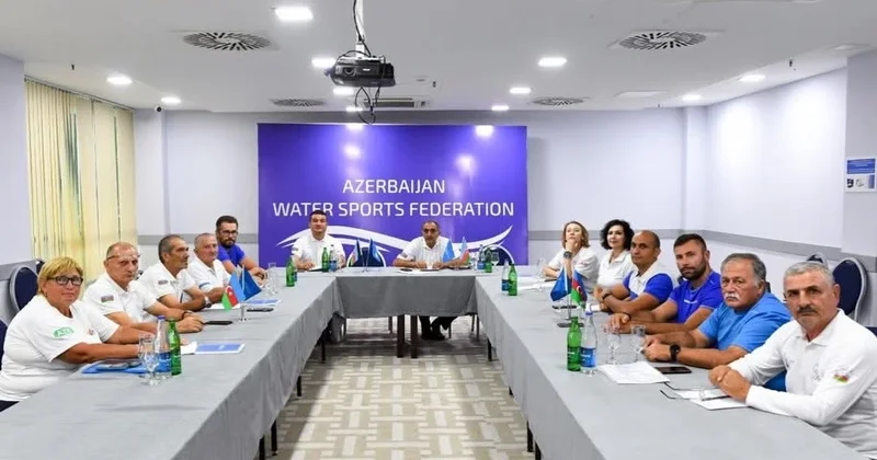 Avarçəkmə, kayak və kanoe üzrə ölkə çempionatının püşkatması keçirilib FOTO