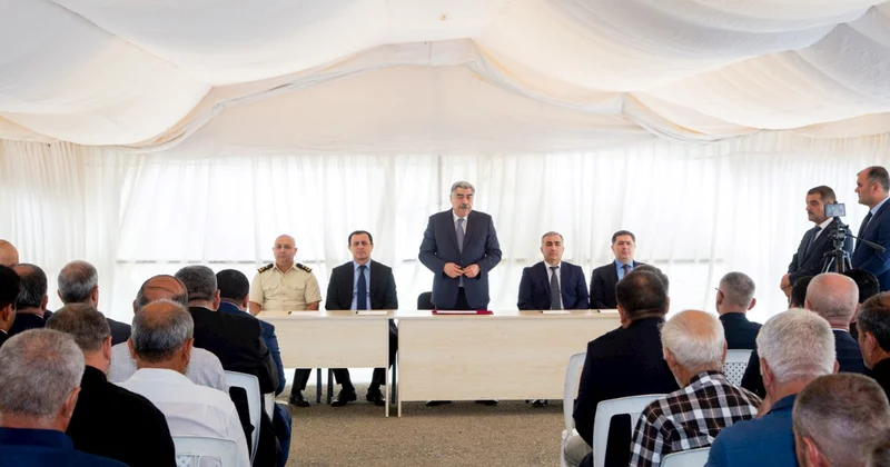 Salyan rayonunda növbəti səyyar qəbul keçirildi FOTOLAR