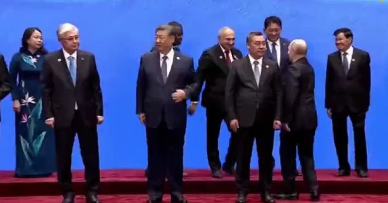 Putin Paşinyanın əlini sıxdı... ŞƏT+ formatında görüş öncəsi... FOTO