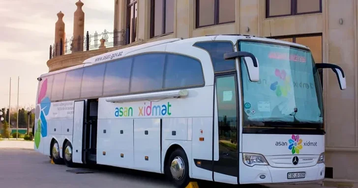 ASAN xidmət объявил график работы мобильных автобусов на сентябрь