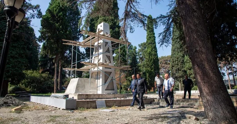 Şəmkirdə görkəmli geoloq Fərman Salmanovun abidəsi ucaldılır