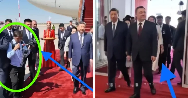 ​Si Cinpinin mühafizəçilərinin bu görüntüləri gündəm oldu FOTOLAR