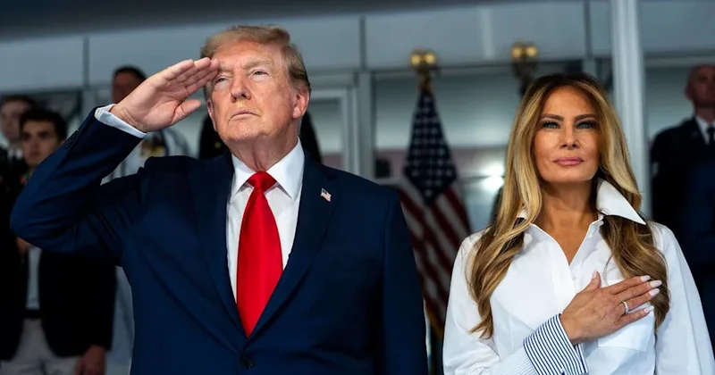 Melaniya Donald Trampdan ayrı yaşayır Sensasion İDDİA