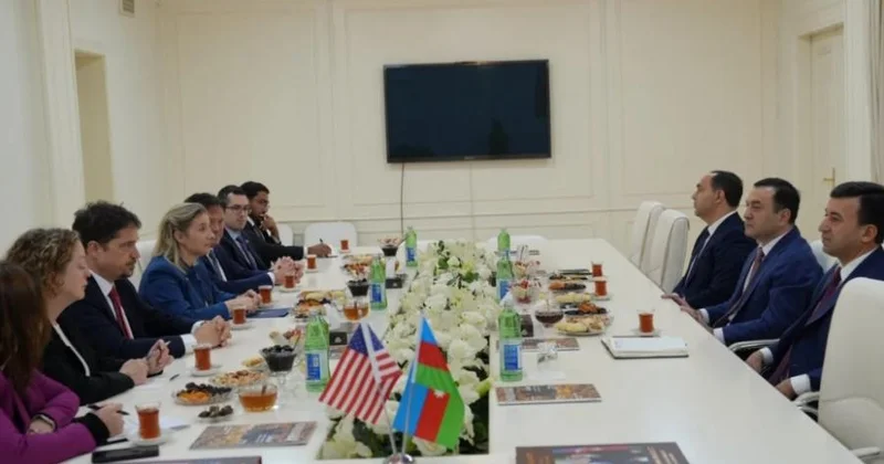 Emi Karlon Nahid Bağırovla Azərbaycan ABŞ Strateji Tərəfdaşlıq Xartiyasını müzakirə edib