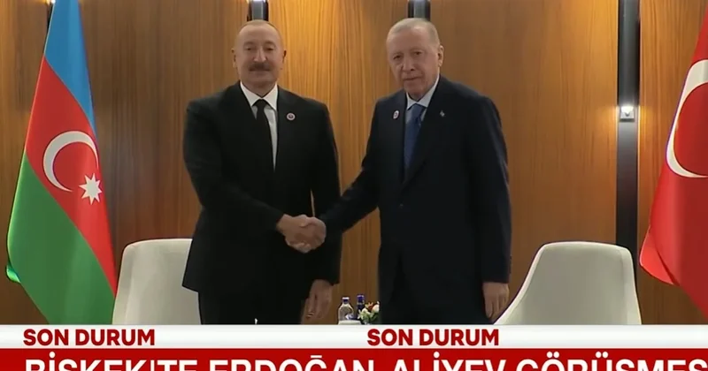 Əliyevlə Ərdoğan Bişkekdə nələri müzakirə etdilər? VİDEO