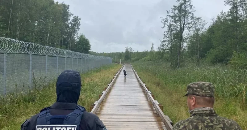 Эстонские пограничники прибыли на помощь Латвии