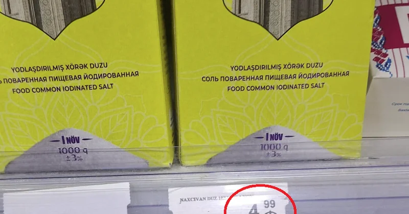 Naxçıvan duzu “od qiymətinə” FOTO