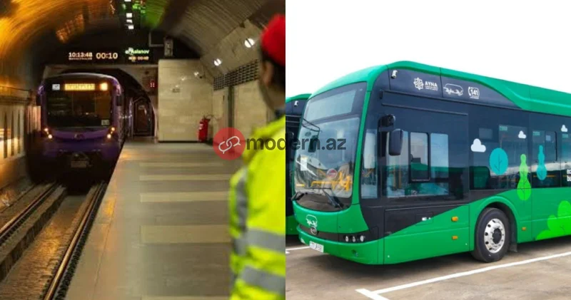 Avtobusla keçilən yol sabah daha çevik metro xəttinə çevriləcək