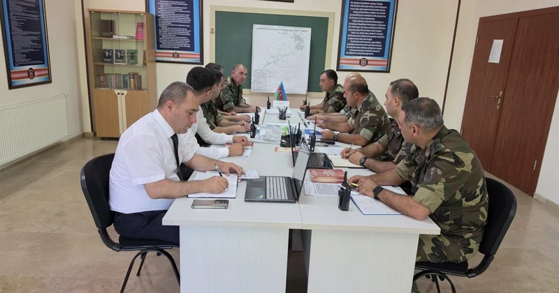 Naxçıvanda fövqəladə hadisələrlə bağlı qərargah məşqi keçirilib