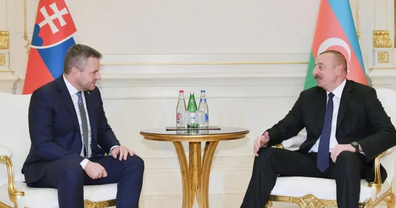 Azərbaycan Prezidenti azad edilmiş ərazilərimizin bərpasında Slovakiyanın iştirakını yüksək qiymətləndirib