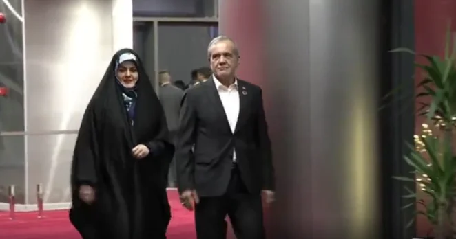 Bişkekdə maraqlı an: İran Prezidenti qızı ilə Azərbaycan dilində danışdı VİDEO